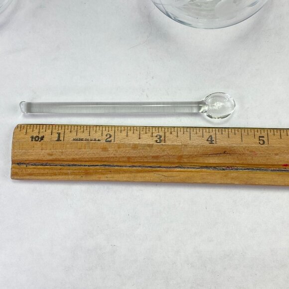 Vintage Princess House Heritage Etched Glass Condiment Jar With Lid & Spoon - Picture 10 of 12